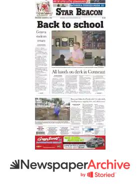 Ashtabula Star Beacon Archives, Aug 31, 2023, p. 1