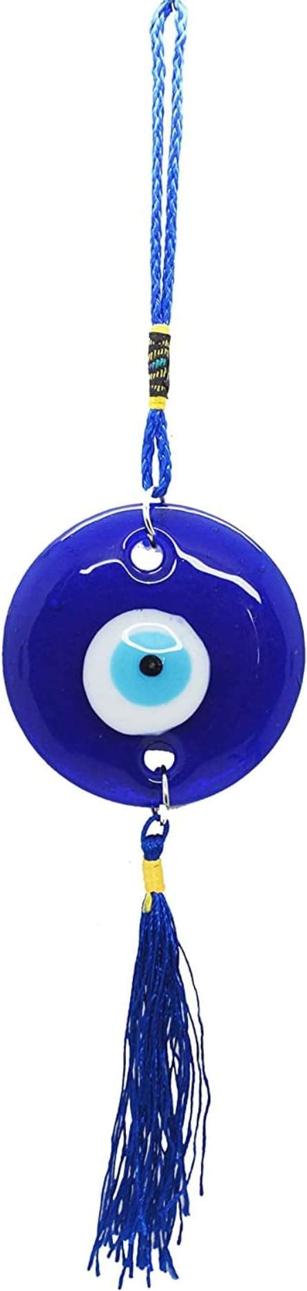 WARMINGO Evil Eye Hanging for Home Car & Office with Soft Fur Hanging ...