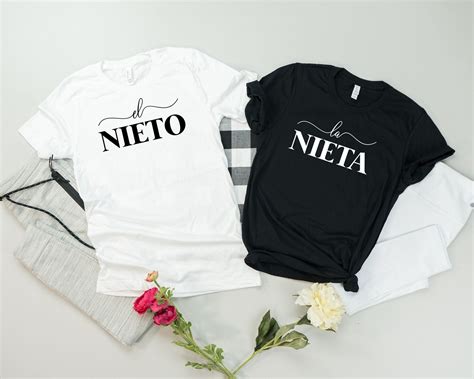 El Nieto, La Nieta, grandson shirt, granddaughter shirt, spanish shirts ...