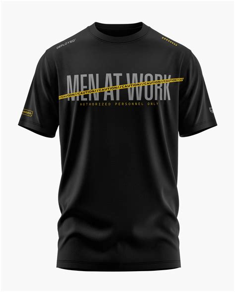 Men At Work T-Shirt exclusive at Deployed