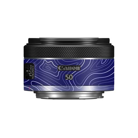 Deep Blue Contour Canon RF 50mm F/1.8 STM Camera Lens Skin