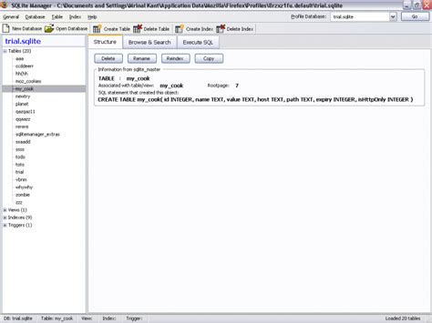 XML to SQLite 的图像结果