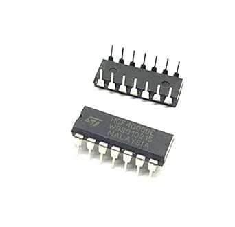 INVENTO 2Pcs 4000 IC CD4000 HCF4000BE Logic Gate IC DUAL 3-INPUT NOR ...
