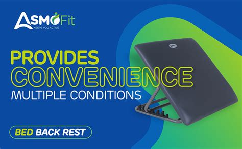 Asmofit Bed Backrest for Back Pain Relief - Ideal for Use On Bed, Work ...