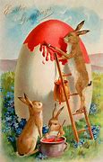 Image result for Cards to Print of Easter Bunnies