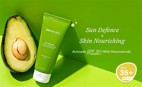 Bayla Skin Avo-Good Day Sunscreen with Niacinamide | SPF 35+ with PA ...