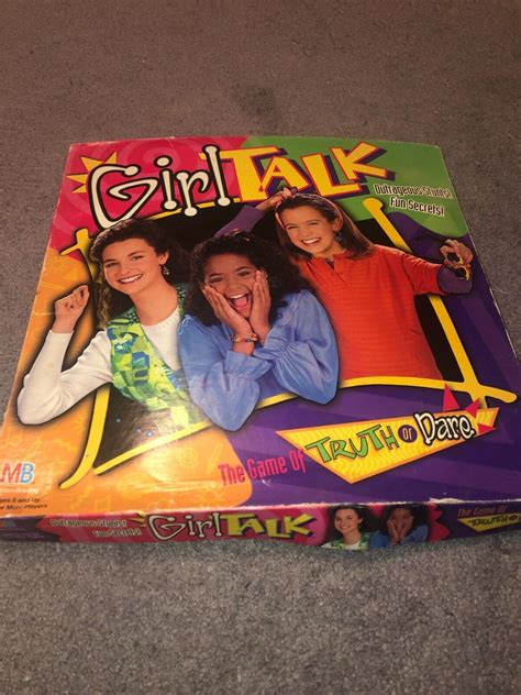 1995 Girl Talk Milton Bradley Board Game Truth Dare Most Zit Stickers ...