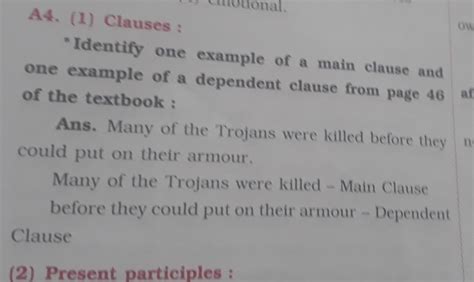 A4. Activity based on Contextual Grammar :Identify one example of a ...