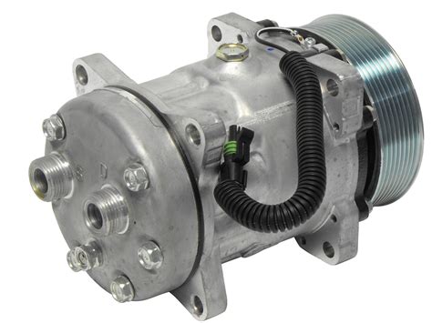 NEW Original Sanden Compressor 4672, F69-6001-215 (1101237) - AC Parts ...