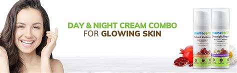 Mamaearth Natural Radiance Day Cream and Overnight Repair Face Cream ...