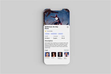 Spidey Movie App (Flutterflow Template)