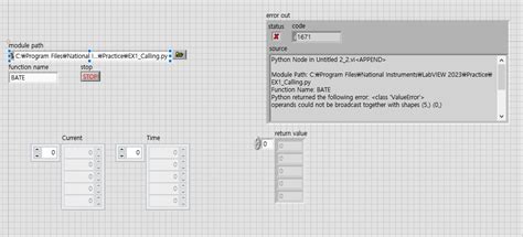 LabVIEW Python Anaconda 的图像结果