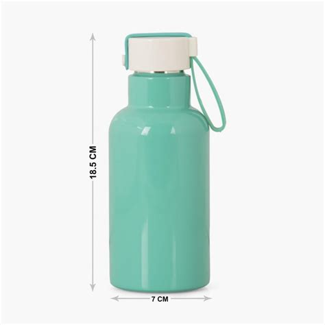Buy Atlantis Orlin Blue Stainless Steel Solid Beverage Bottle - 350ml ...