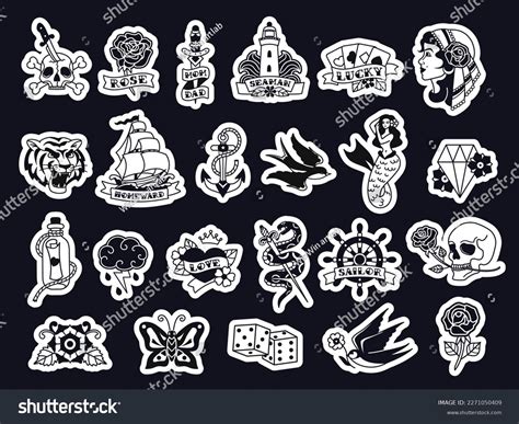 New Skull Tattoo Flash
