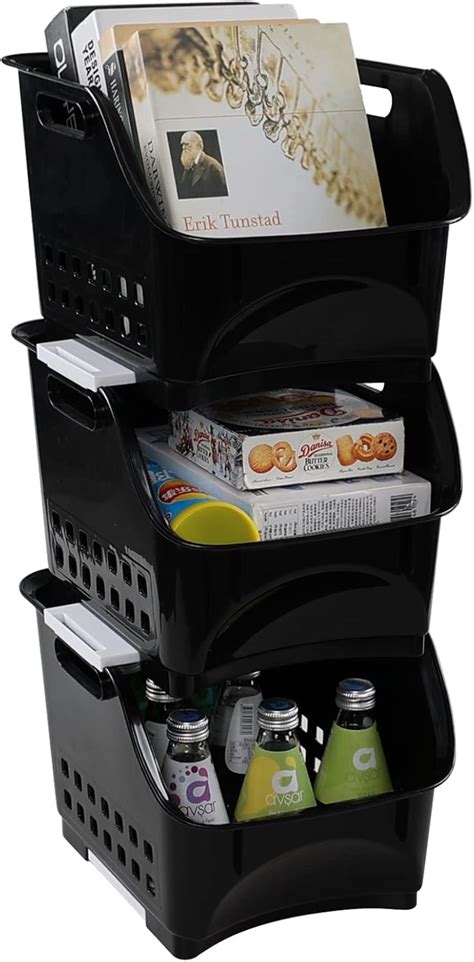 Readsky 3 Tier Plastic Kitchen Stacking Shelf India | Ubuy