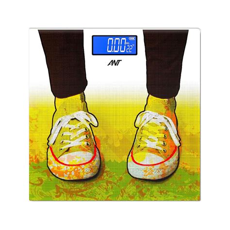 ANT Flora Sports Weight Machine for Body Weight Digital Bathroom Scale ...