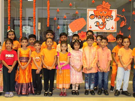 Orange Colour Day Celebration at MIT VGS Ulwe
