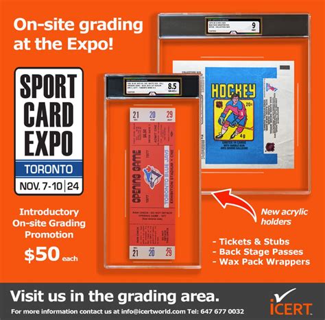 iCerts New Acrylic Holders at Sport Card & Memorabilia Expo ...