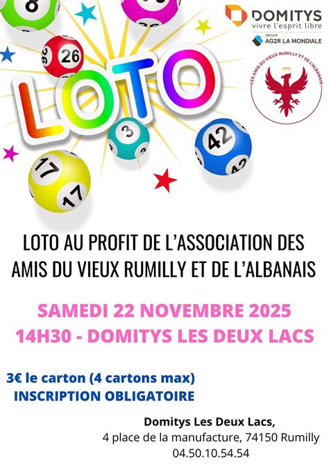 LOTO organisé par DOMITYS au profit de lassociation des Amis du Vieux ...