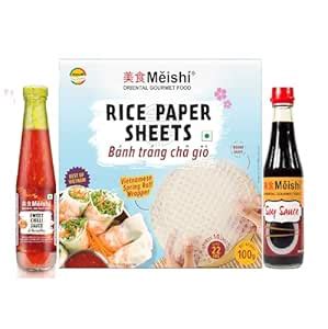 Meishi Spring Roll DIY Kit | Sweet Chilli Sauce | Soy Sauce ...