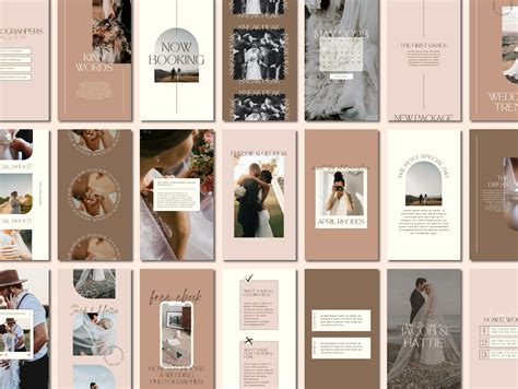 Wedding Photographer Instagram Template Bundle