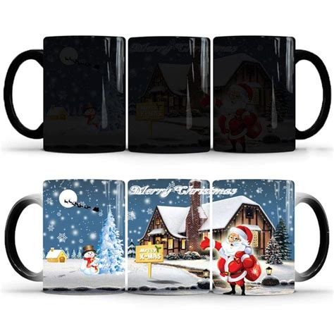 Huanlegou Cup Teamerry Christmas Magic Coffee Cups And Mugs Color ...