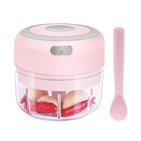 Buy Electric Mini Garlic Chopper [Portable, Wireless, 100ml] Mini ...