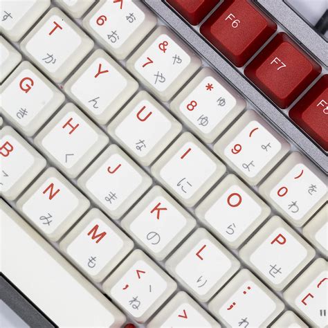 TAI-HAO US Layout+Japanese Characters are Laser Engraved /115 Red and ...