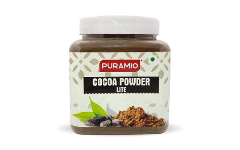 Puramio Cocoa Powder Lite Plastic Jar 500 grams - GoToChef