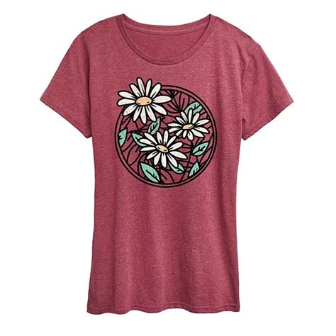 Women's Wildflower Circle Graphic Tee