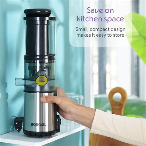 Buy Borosil JuiceWell Cold Press Slow Juicer @ Upto 20% Off