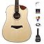 Kadence Slowhand Premium Jumbo Semi Acoustic Guitar with Heavy Padded ...