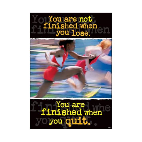 Trend Enterprises"You are Not Finished When" Poster : Amazon.in: Home ...