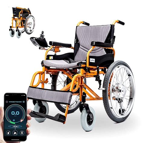 Buy FGVDJ Disabled Electric Wheelchair, APP Intelligent Control Mobile ...