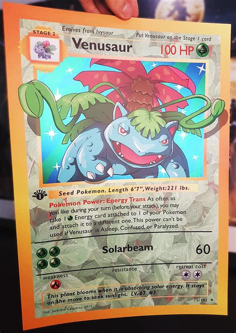 Holographic Giant Pokemon Cards Big 3 Art Print Bundle 1st - Etsy Canada