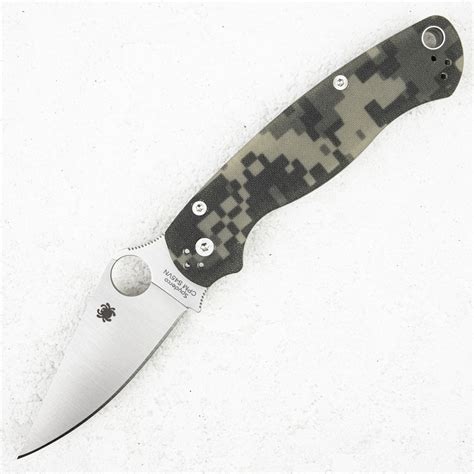 Нож Spyderco Paramilitary 2, CPM-S45VN, G10 Digital Camo, C81GPCMO2 арт ...