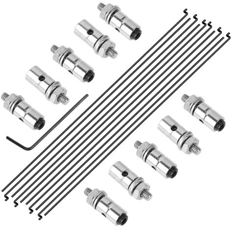 Buy HobbyPark 20pcs 1.3mm Adjustable Pushrod Connector Linkage Stopper ...