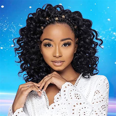 Buy 9 inch Ocean Wave Crochet Hair for Black Women Short Wavy Crochet ...