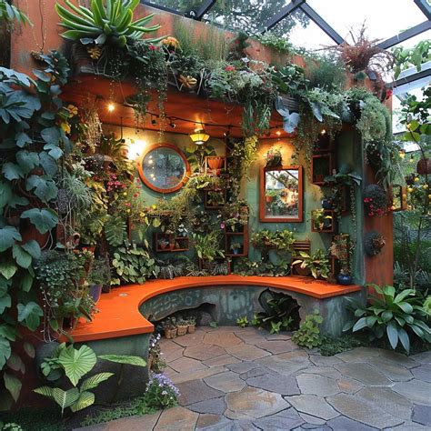 13+ Elegant and Easy Garden Wall Decoration Ideas for DIY Enthusiasts ...