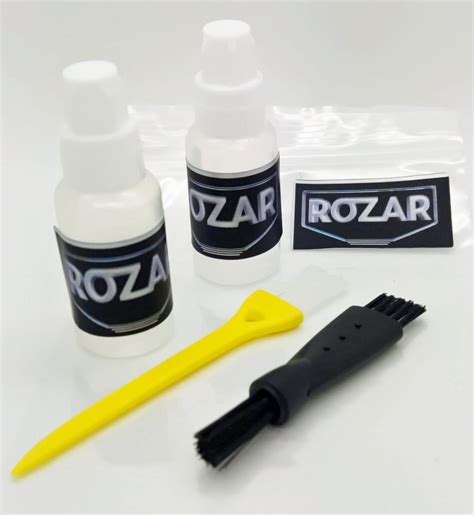 2 Rozar Lubricating Shaver Oils and brush kit - Shaver Heads, Chargers ...