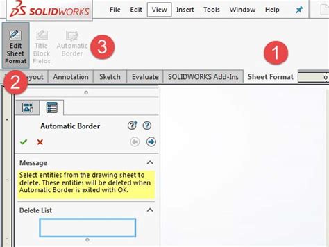 Image result for SolidWorks Adding a Border