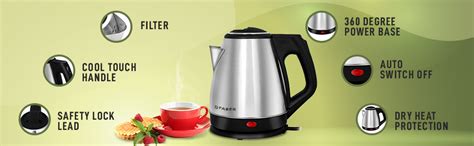Faber Electric Kettle With Stainless Steel Body, Fk 1.2 Litres Boiler ...