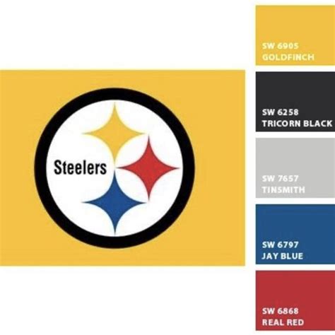 Sherwin Williams | Pittsburgh Steelers Paint Colors - All Los Angeles ...