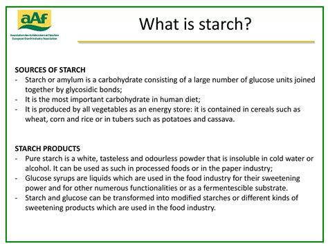 What is starch | PPTX