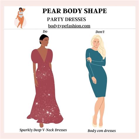 Party Dress Style Guide for Pear Body Shape - Fashion for Your Body Type