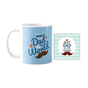 Buy YaYa cafe You are The Best Dad in The World Ceramic Coffee Mug with ...