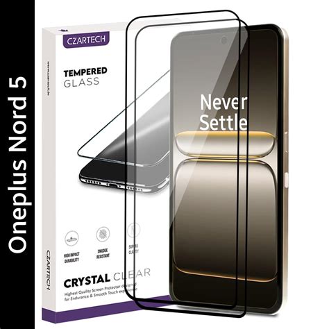 CZARTECH Military-Grade Tempered Glass Screen Guard Protector for ...