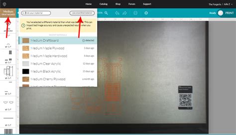 Image result for Glowforge Using 1 4 Material