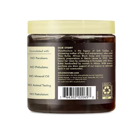 SheaMoisture Strong Hold Styling Gel Jamaican Black Castor Oil and ...
