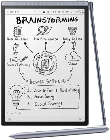 iFLYTEK AINOTE Air 2 Bundle, 8.2-inch AI Note-Taking Tablet Writing ...